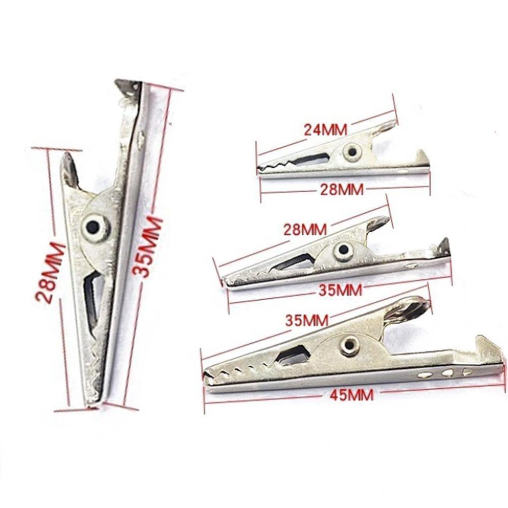 Alligator Clip Large/Medium/Small PVC Plastic Sleeve~Battery Factory Test Direct Sales Clip~Stainless Steel Clip