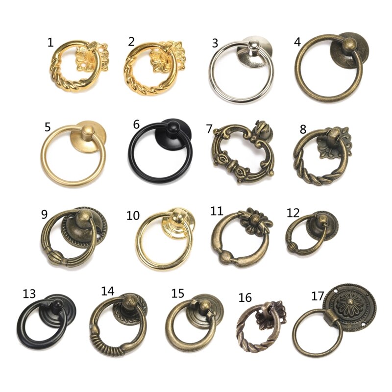 Antieke Meubelen Schuifladegrepen Kast Deurknoppen Handgrepen Retro Decor