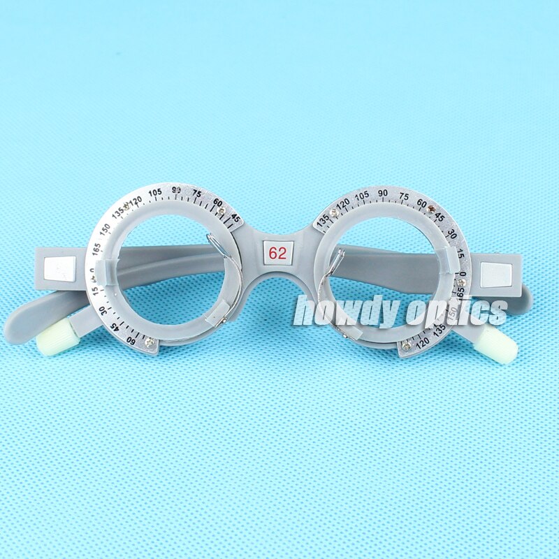 Economic trial frame Optical trial lens frame Grey color 62-68 PD available