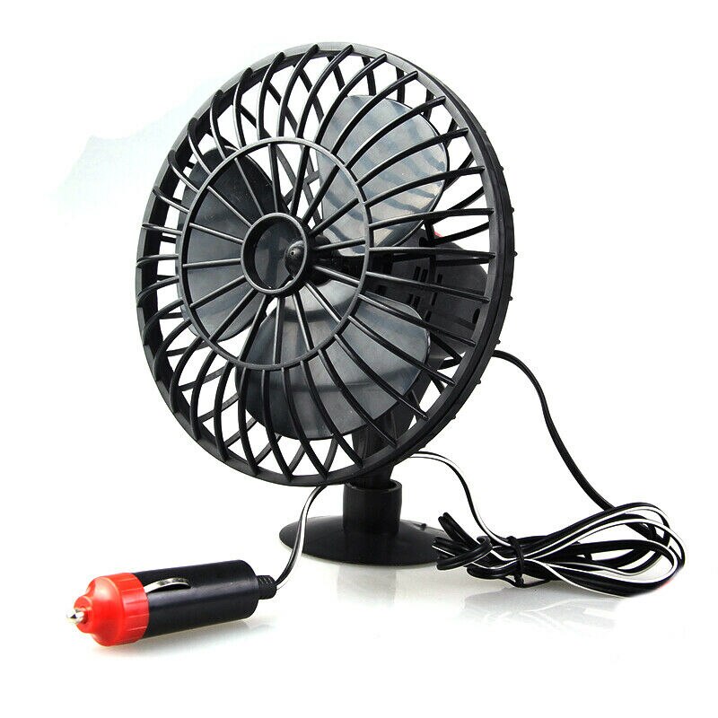 Mini ventilateur d'adsorption avec une ventouse accessoires noirs remplace alimenté