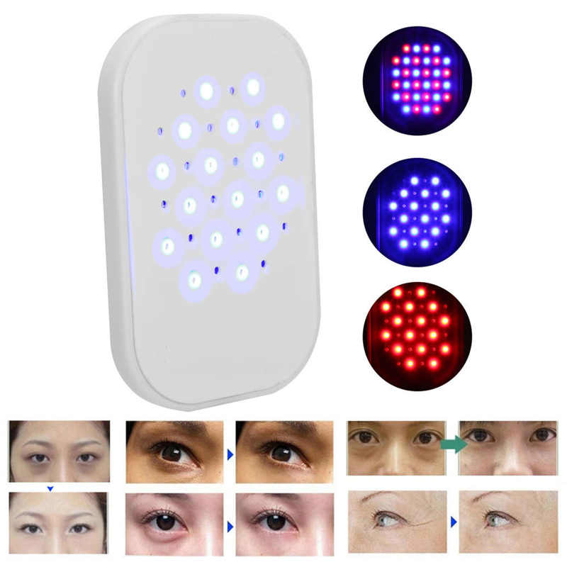 USB Portable Handheld Photon Skin Rejuvenation Machine Red Blue Light Acne Spots Removal Therapy Beauty Device Skin Care