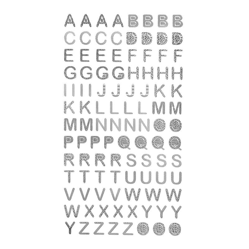 Pegatinas digitales con letras para álbum, etiquetas con números, bricolaje, decoración de cuaderno, manualidades de papel, álbum de recortes, Q0KA: 6