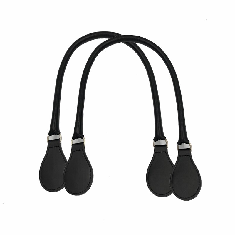 Longo falso couro alças redondas alça de cinto d fivela gotas para clássico mini obag cesta balde chique o bolsa acessórios
