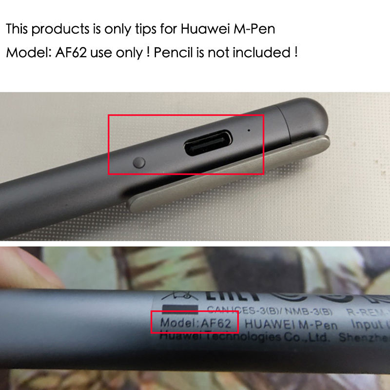 Puntas de lápiz reemplazables para Huawei M-PEN AF62, lápiz táctil original MediaPad M5 Pro, Stylus, punta de lápiz