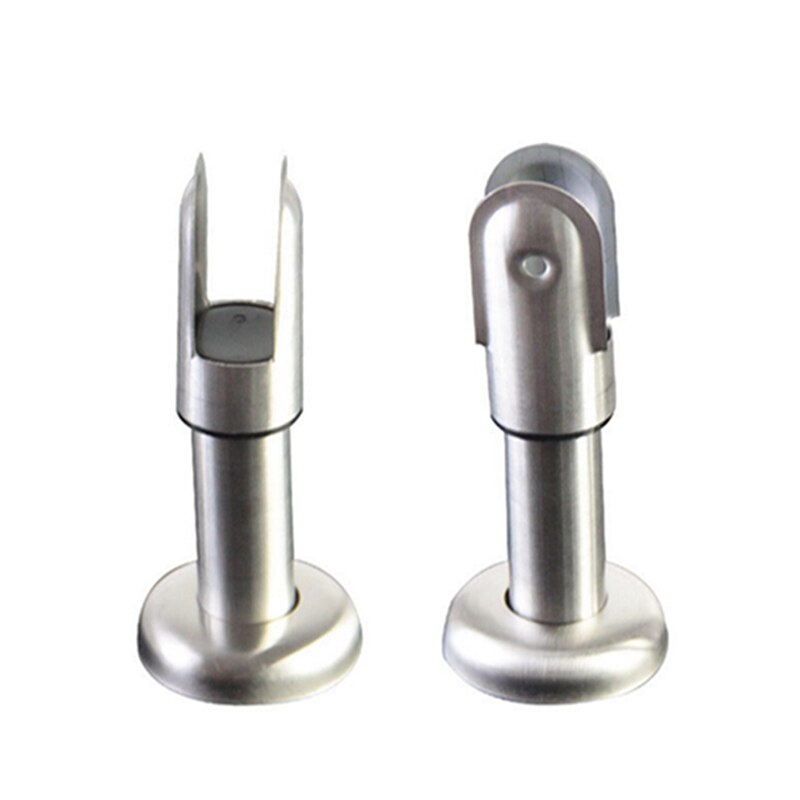 Stainless Steel Public Toilet Bathroom Partition Hardware Accessories Bracing Foot Adjustable Thickened Splint Bracket