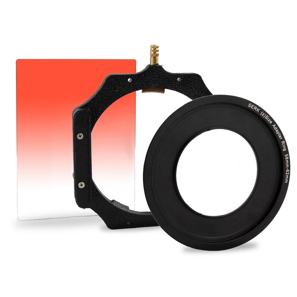 100mm Vierkante Z serie Metalen Adapter Ring + Filterhouder voor Lee Hitech Singh-Ray Cokin Z PRO 4X4 "4x5" 4X5.65 "Filter