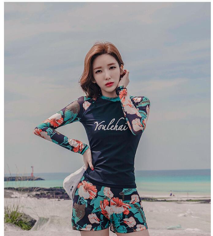 Zweiteiliger Tankini-Badeanzug Für Mädchen - Coole Sommer-Bademode Mit Rashguard & Boyshorts