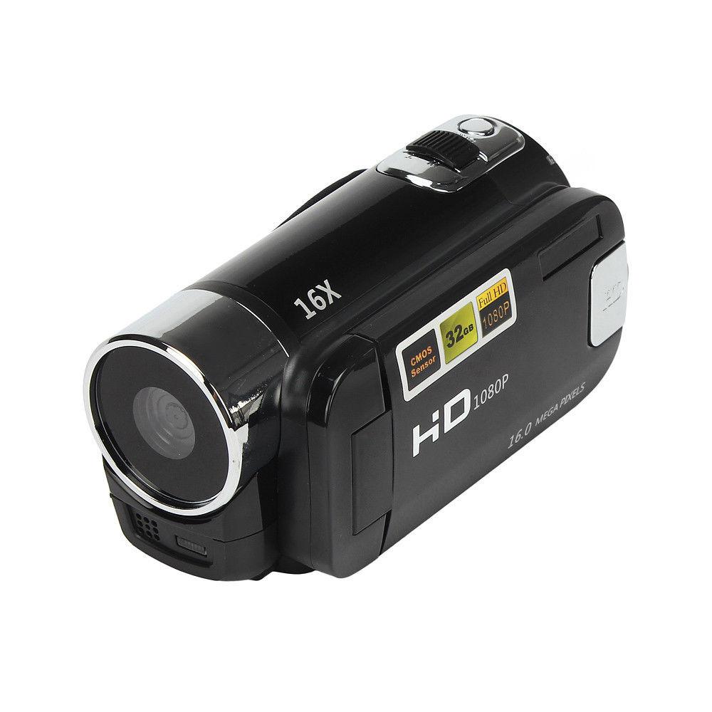 Full HD 1080P Video Camera Digital Camcorder 2.7 Inches 16MP High Definition ABS FHD DV Cameras 270 Degree Rotation