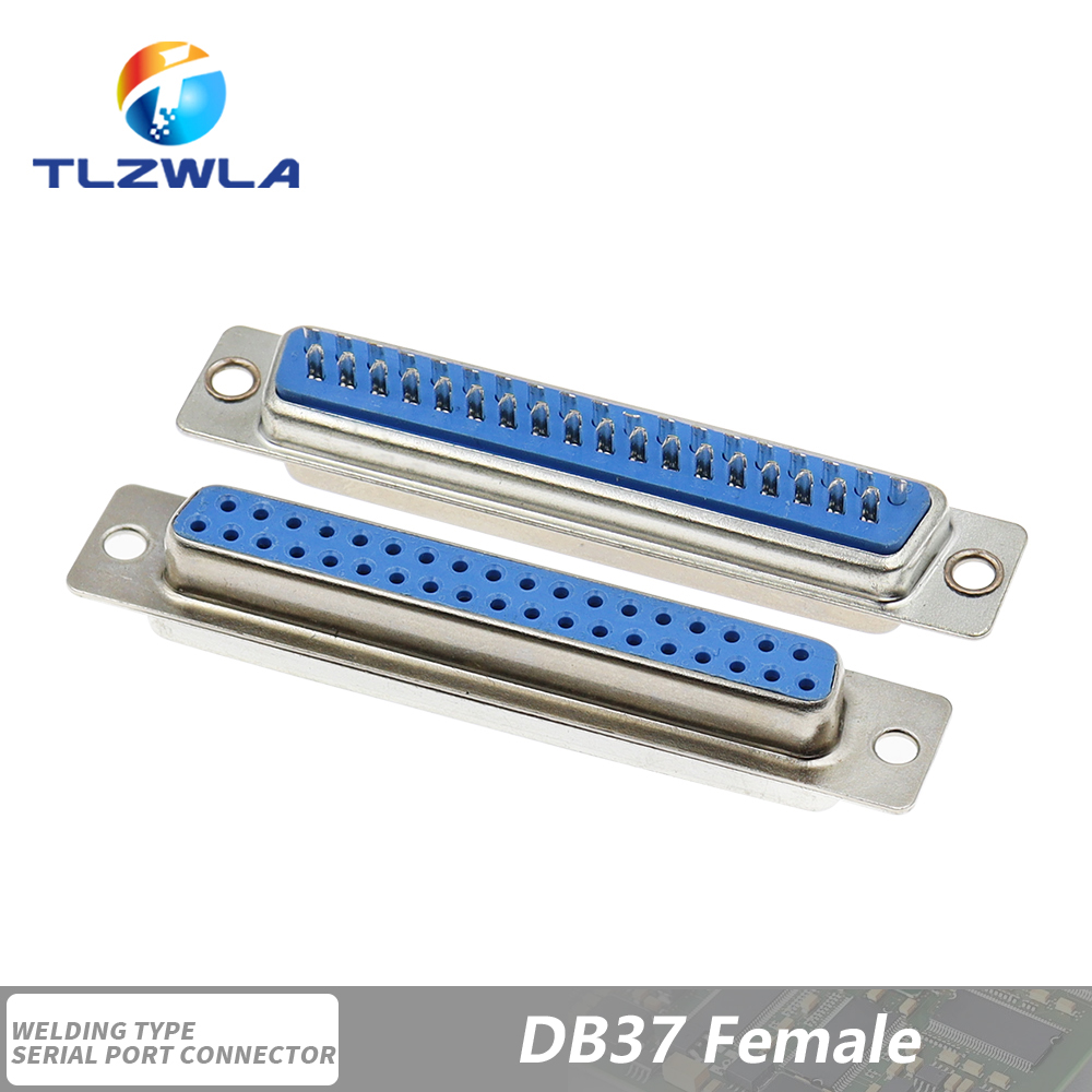 5PCS DB9 Adapter Connector Core DB15 DB25 DB37 RS232 Serial COM Plug Connectors Hole/Pin Female Male Port Socket D Sub DP9 Case