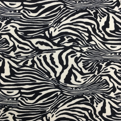 Spot Rayon Fine Twill Printed Fabric Zebra Printed Fabric Suspender Top Dress Fabric
