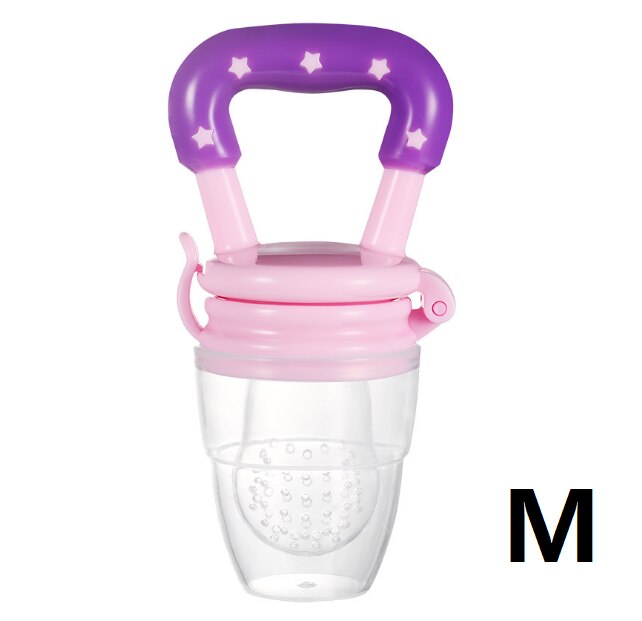 3 Maten 4 Kleur Fruit Tepel Tandjes Baby Tandjes Tepel Veiligheid Baby Speelgoed: Pink M