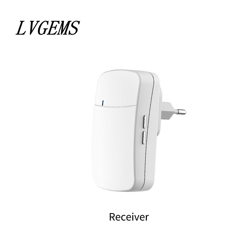 Sino de porta sem fio, com conector eua, ue, reino unido, à prova d&#39;água, sem fio, 150m de distância, 32 músicas, para porta de boas vindas