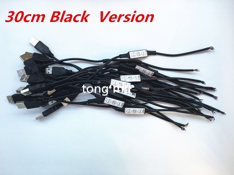 DC5V USB mini controller 3 Key dimmer voor 5 V RGB LED Strip Licht, goede