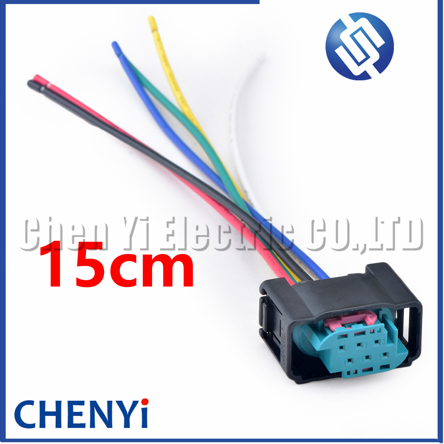 Conector impermeable automotriz de 6 pines Conector del sensor de válvula de acelerador 1- 967616 -1 Enchufe del pedal del acelerador 9- 967616 -1 Para Benz BMW: Lavanda