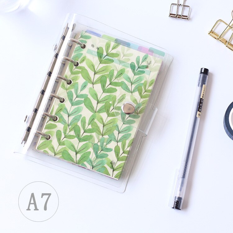 Notebook dividers A5 A6 A7 Transparent butterfly F... – Grandado