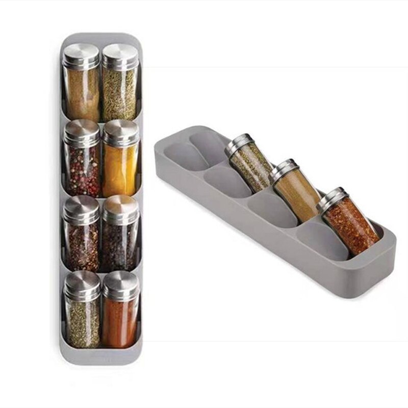 Plastic Knife Holder Kitchen Drawer Organizer Tray Knife Stand Organizer 18 Slots Knives Utensil Rack Storage Cabinet Tool