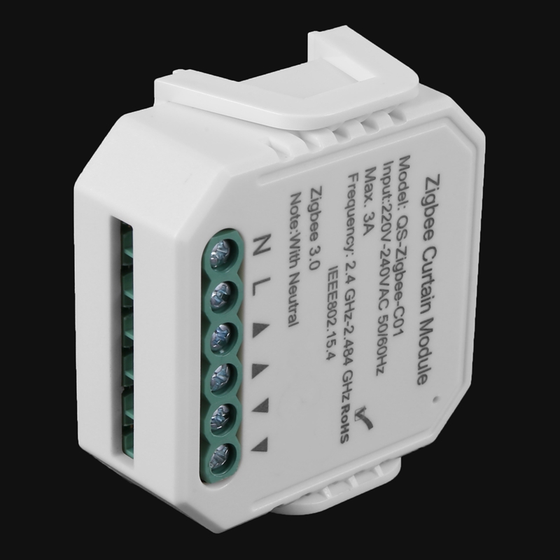 Zigbee Curtain Switch Module,Roller Shutter Blind Motor,Tuya Smart Life APP Remote Control for Google Home/Siri/Alexa