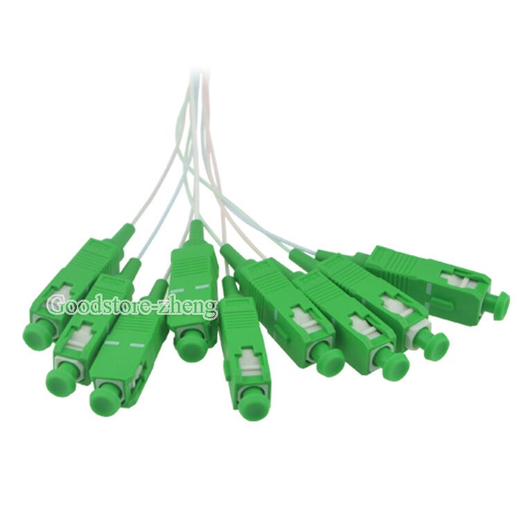 1x8 SC/APC Fiber Optic PLC Splitter Fiber splitters Fiber pigtails SC APC