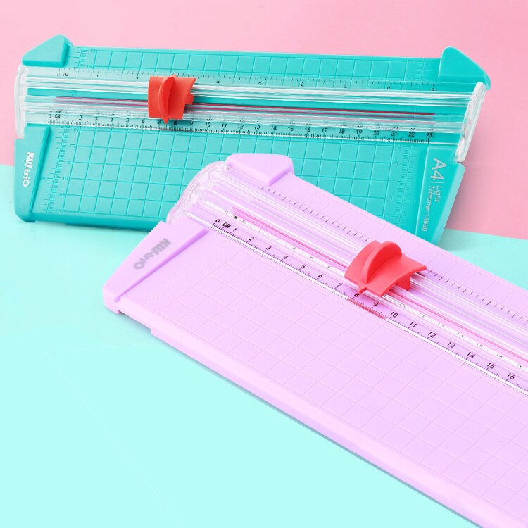 A4 Paper Cutter Portable Rotary Paper Trimmer DIY Scrapbooking For Photo Paper Cutting Mat Machine Paper Craft Office Supplies