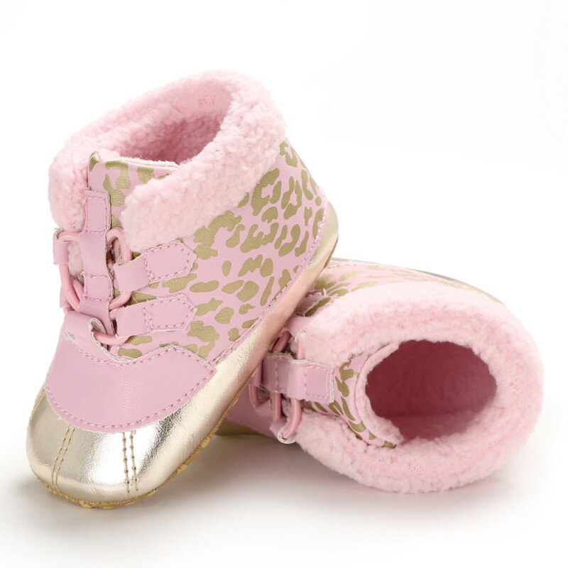 Winter Weichen Plüsch Baby Booties Anti Slip Schnee Super Warm Nette Casual Atmungs Komfortable Weiche Warme Stiefel 0-18 monate