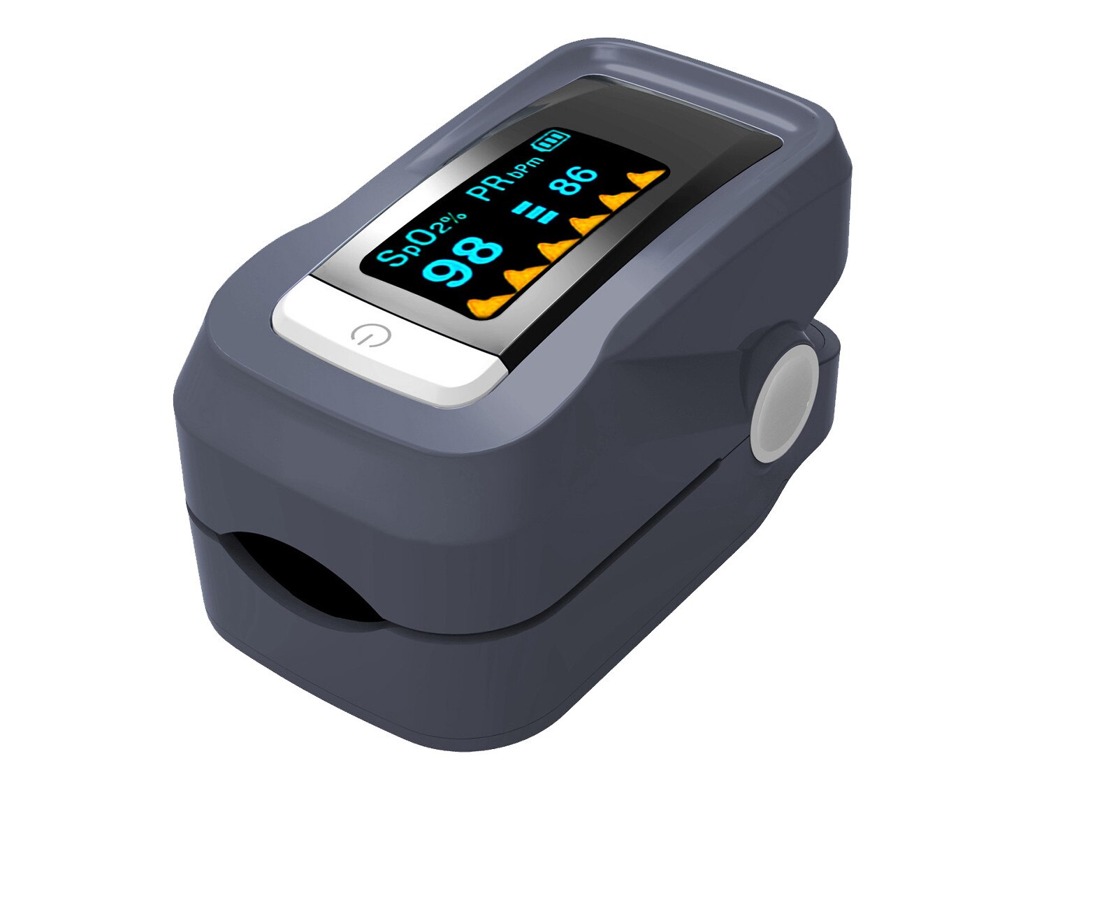 Finger Clip Oximeter Heart Rate Monitoring Blood Oxygen Saturation Monitor Oxygen Meter Sensor Pressure Health Care Fitness: AS SHOWN