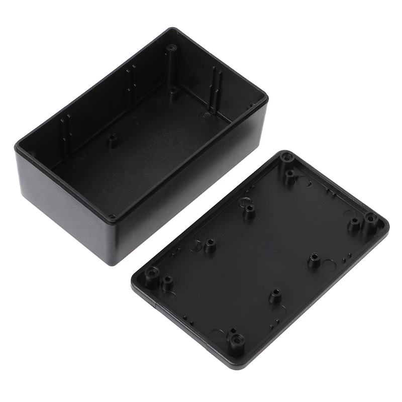 OOTDTY-carcasa electrónica de plástico ABS impermeable, caja de proyecto, color negro, 105x64x40mm