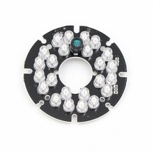 90 graden CCTV Accessoires infrarood licht 24 Graan IR LED board voor bewakingscamera&#39;s nachtzicht diameter 54mm