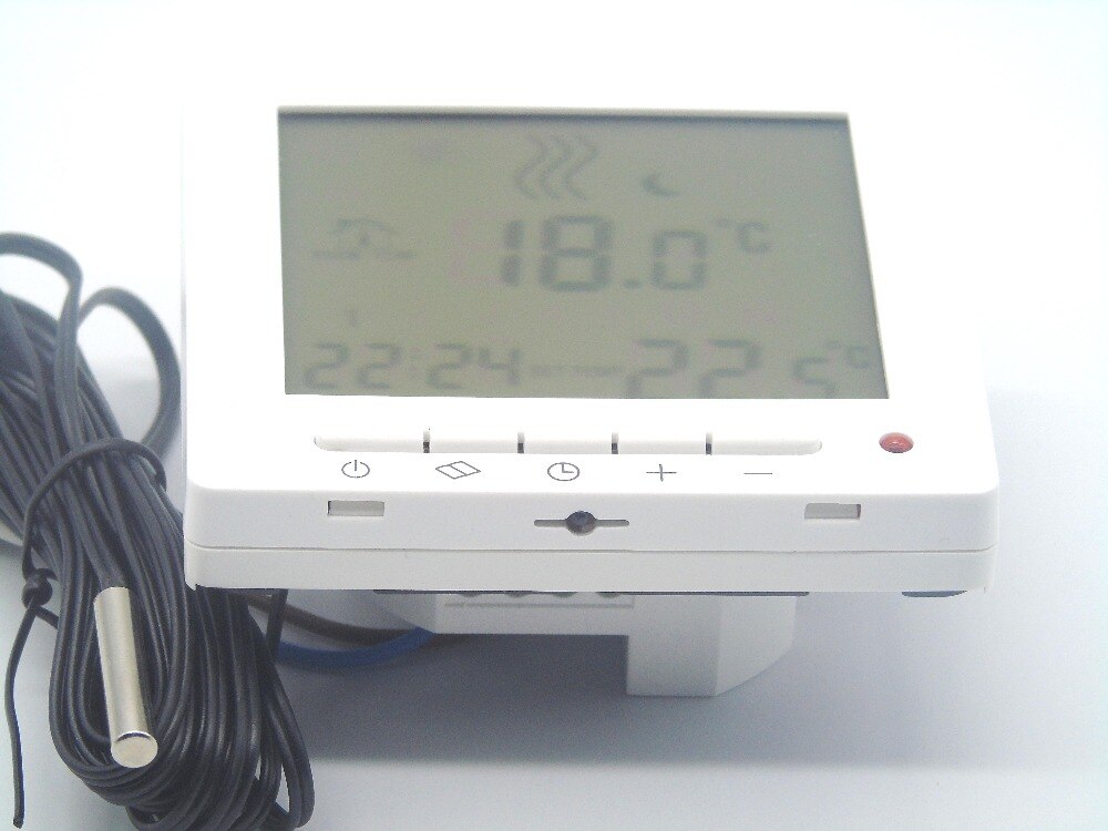 Dual Sensor Programmable EU thermostat floor heating system