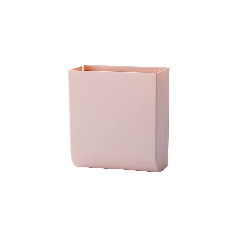 Strona główna schowek na ścianę skrzynka sypialnia TV klimatyzator pilot salon bezdotykowy telefon komórkowy stojak na śmieci: Różowy