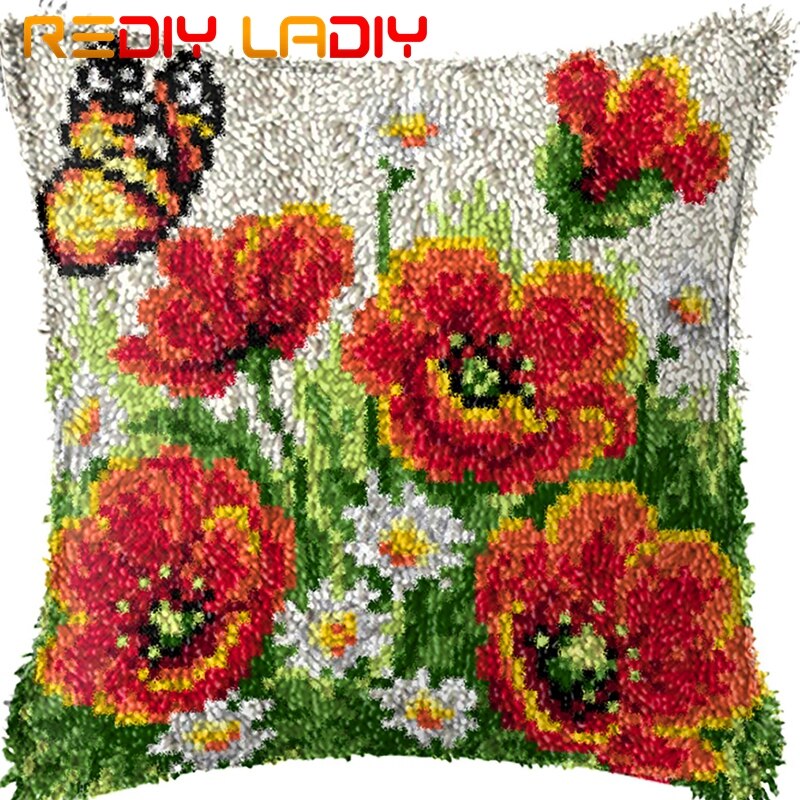 Haakpakketten voor kussens, maak je eigen kussen, raamsneeuwpop, bedrukt canvas, gehaakt kussensloop, haakkussenhoes, hobby & knutselen: Bz878