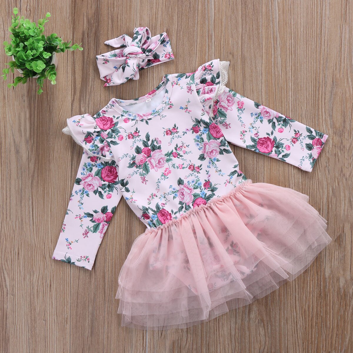 Baby Summer New Children Female Cotton A-Line Dress Kids Clothes Floral Princess Tutu Dresses For Girls