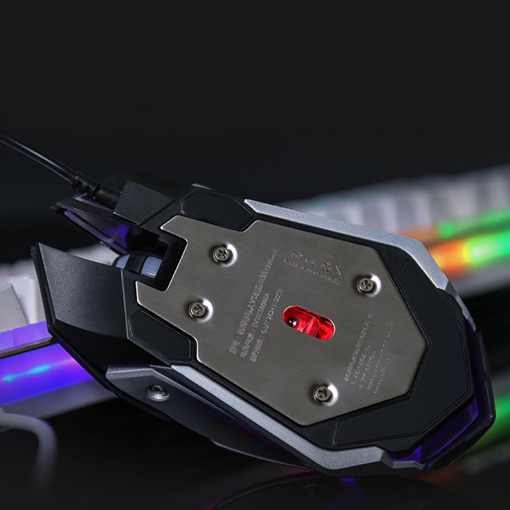 Mechanische Fühlen Gaming Tastatur und Maus Set Ergonomische Backlit Wolfram Gold Gamer Student Laptop Computer Gaming Office Home