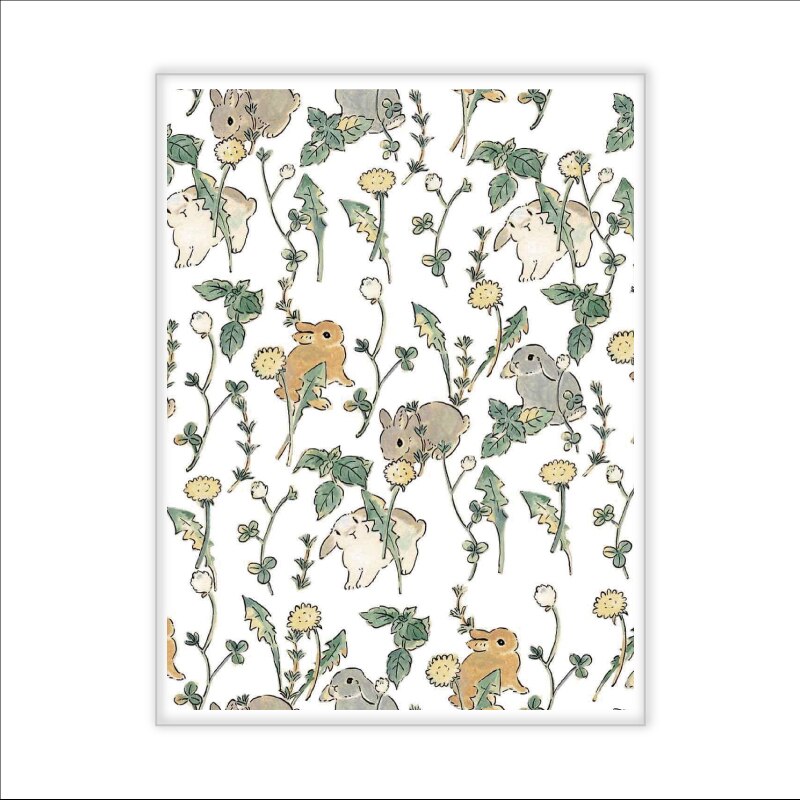 Schattige konijnen cartoon dieren sticker pvc cartoon stickers dagboek sticker plakboek decoratie briefpapier stickers: 6