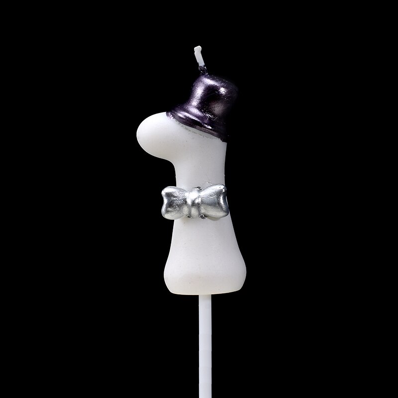 Cakelove bolos de 0 a 9 números, vela para festa de aniversário, itens para bolo, números de bolo, aniversário, festa de idade decorações: White 1