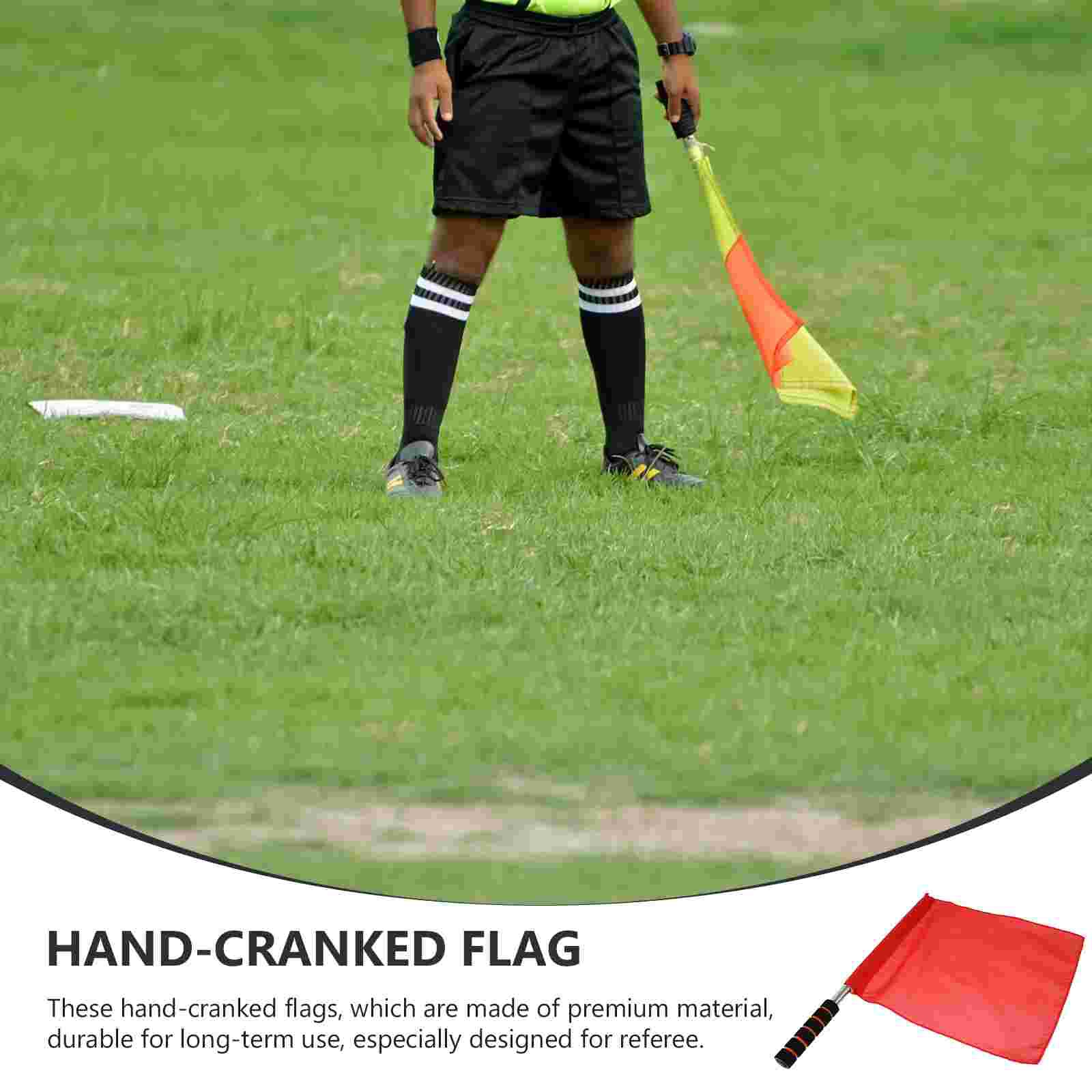 5 pieces of flags for referees to use, traffic signal flags, warning flags