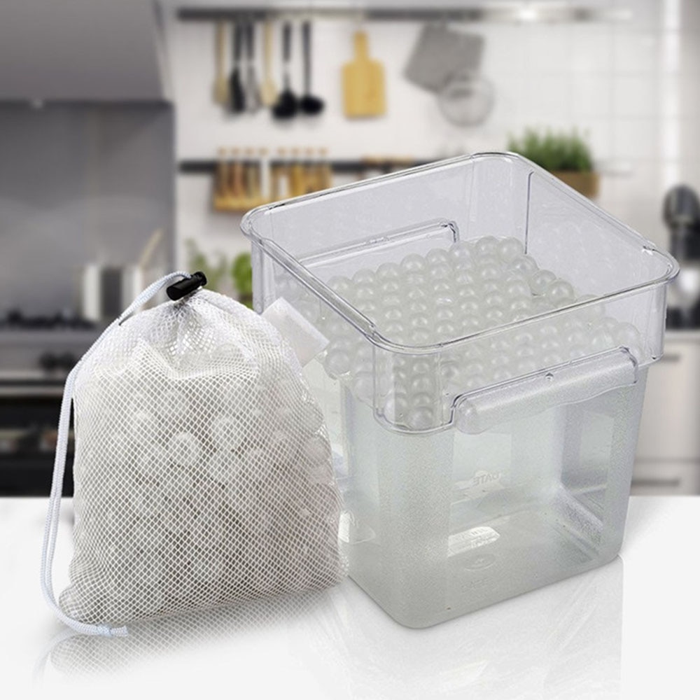 250Pcs/Lot 20mm Sous Vide Insulation Reusable Water Balls With Drying Bag Home Kitchen Cooking Tools
