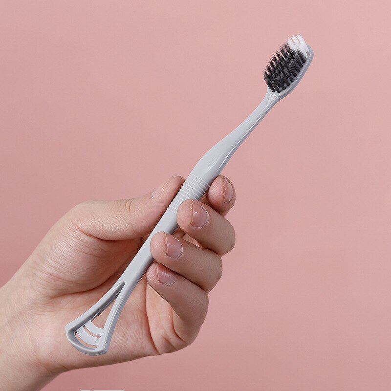 8PC Soft Bristle Color Toothbrush Can Clean Tongue Coated Toothbrush Multifunctional Home Toothbrush Travel Toothbrush