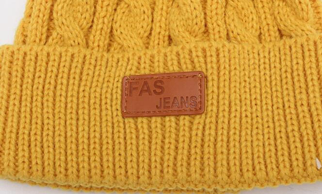 ¡Novedad! Gorro de invierno de Pom para niños, gorro tejido para niñas, gorro grueso para bebé, gorro cálido de invierno para niña