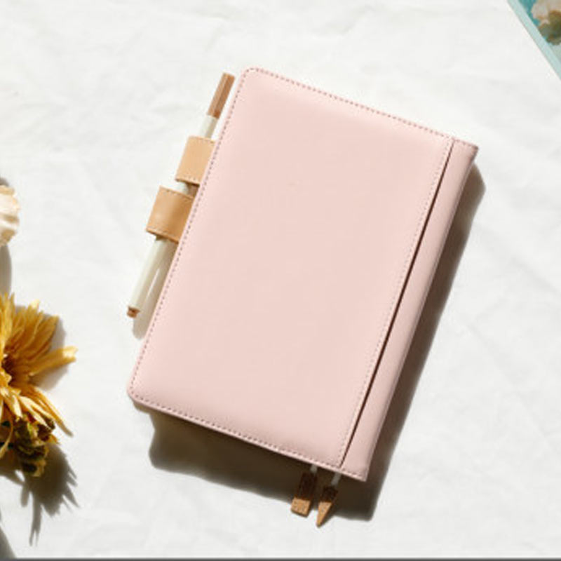 A5 Notebook Cover Planner Diary Book Leather Specifications Covers Japanese Style Icecream Color School