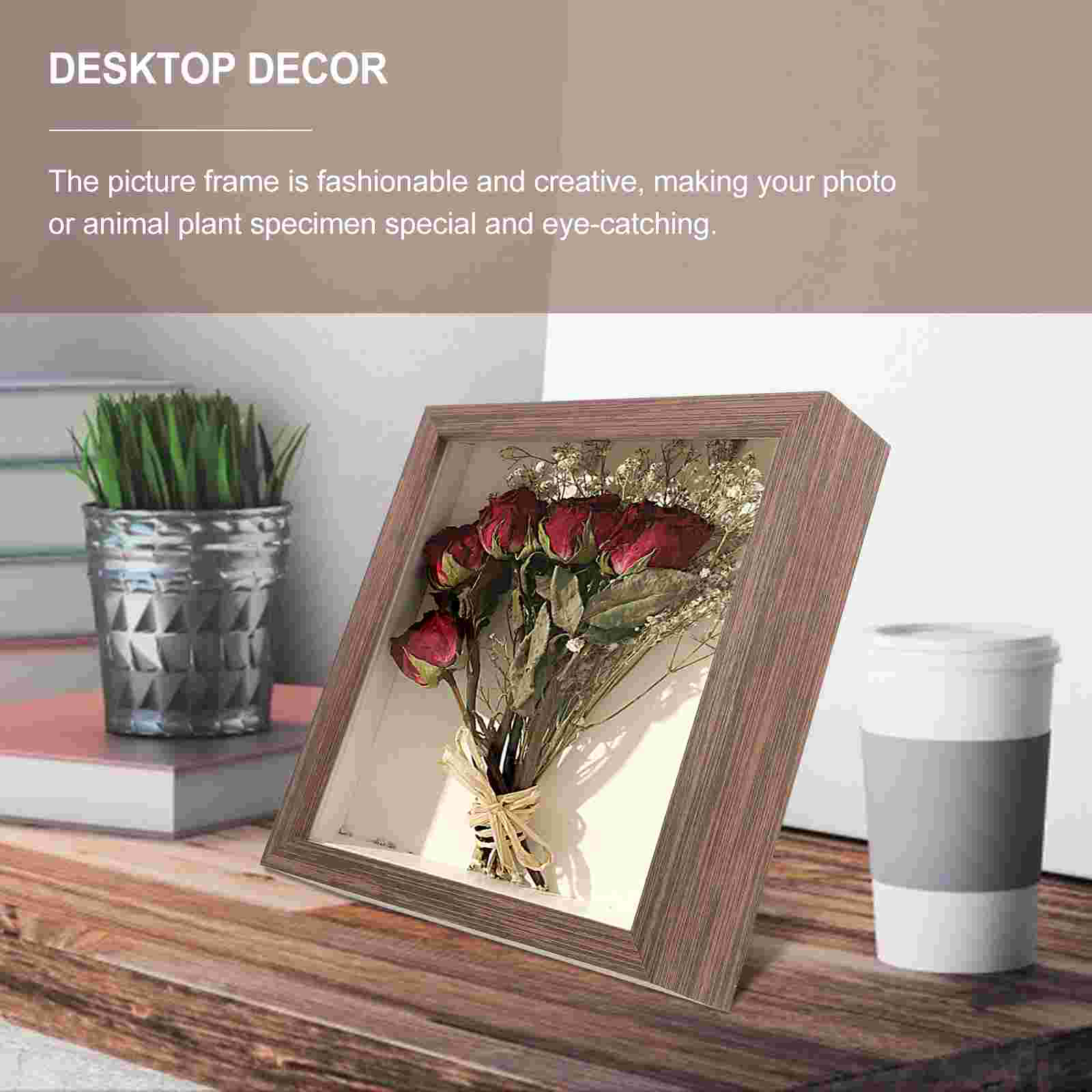 1Pc Durable Photo Frame Wooden Picture Display Decor Classic Photo Frame