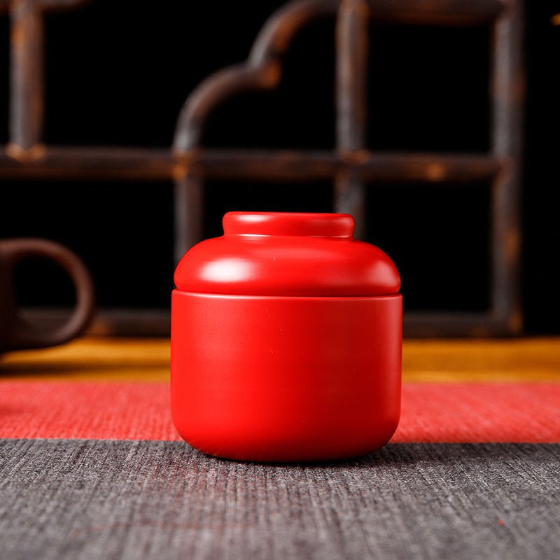 Xin jia yi verpakking kerst rechthoekige vorm wikkel blikken blikken doos: Rood