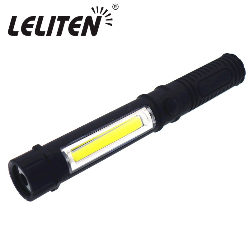 Portable Mini COB + XPE LED Torch Maintenance work Torches Magnet adsorption flashlight