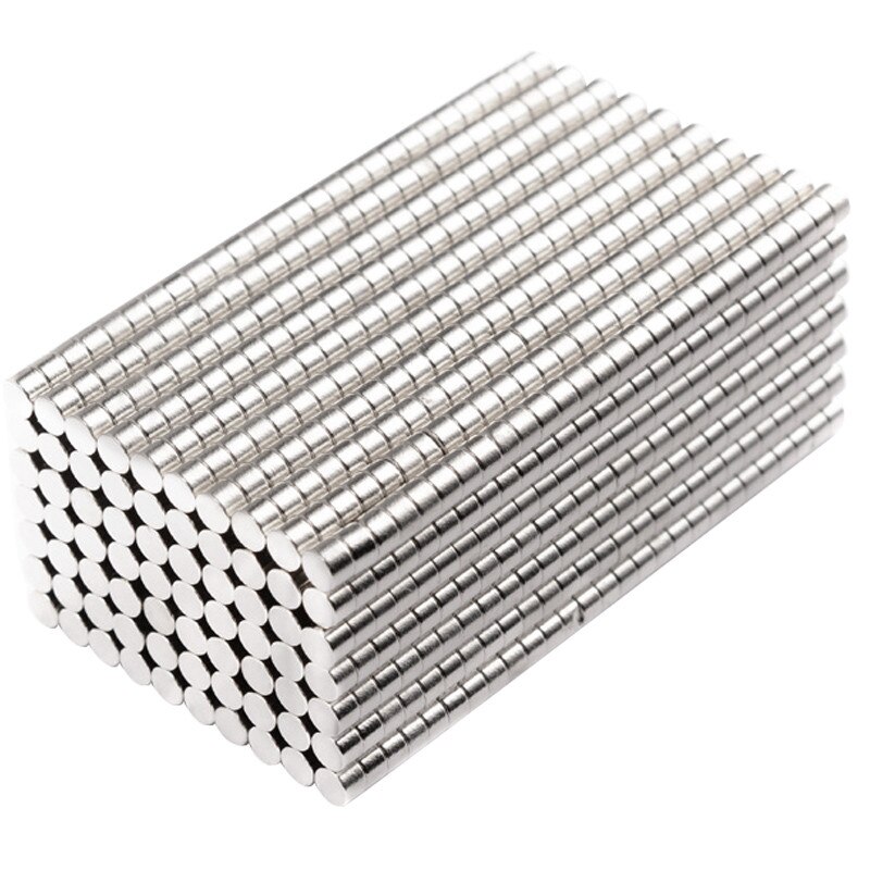 10-10000 Stks/partij Disc Magneet 2X1 N35 Ndfeb Magneten 2X1 Neodymium Magneet 2x1