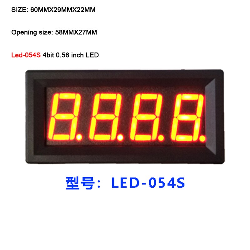 RS485 Serial Port Meter LED Digital Tube Display 485 TTL Display Module PLC Communication MODBUS RTU ASCII DC 5V - 36V 12V 24V: TTL interface / LED-054S 4bits