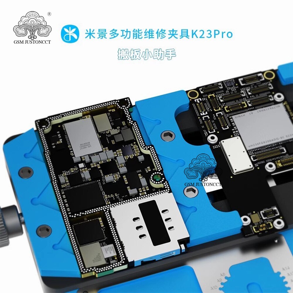 Mijing K23 Pro Universele Pcb Houder Dubbel-As Moederbord Jig Armatuur Voor Telefoon Bga Ic Chip Solderen Reparatie Verwijderen lijm