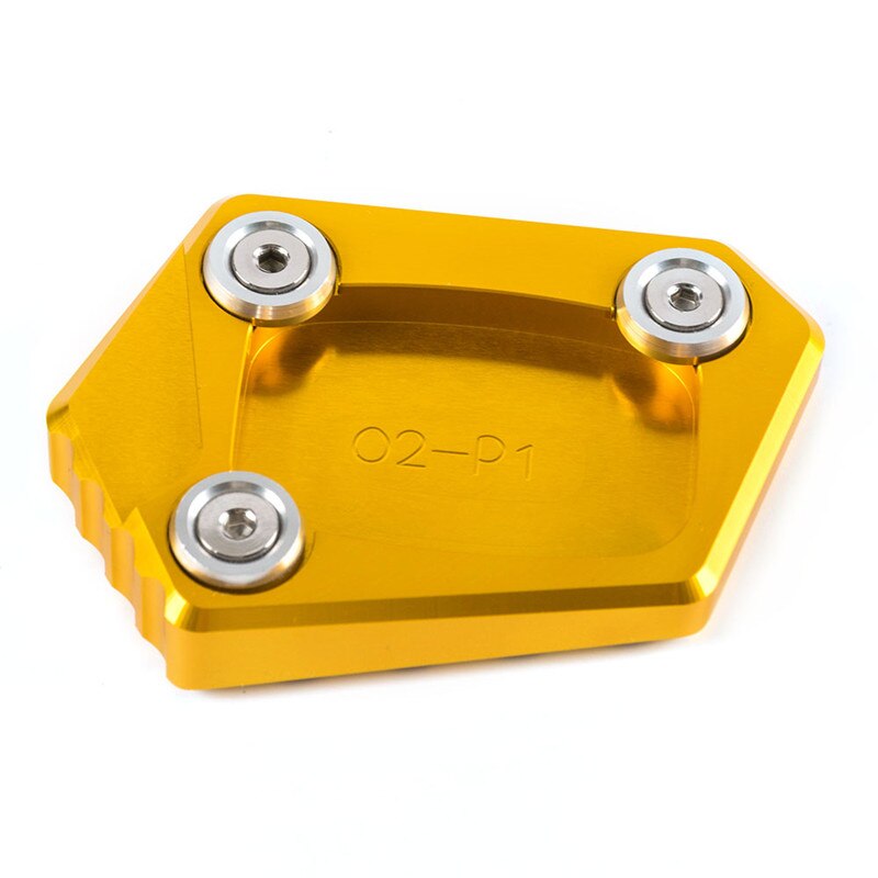 CNC Motorfiets Side Stand Extension Pad Uitbreiding Kickstand Plaat Voor Honda NC700S/X CBR600RR CBR650F CBR600F CBR500R CBR250R: Gold