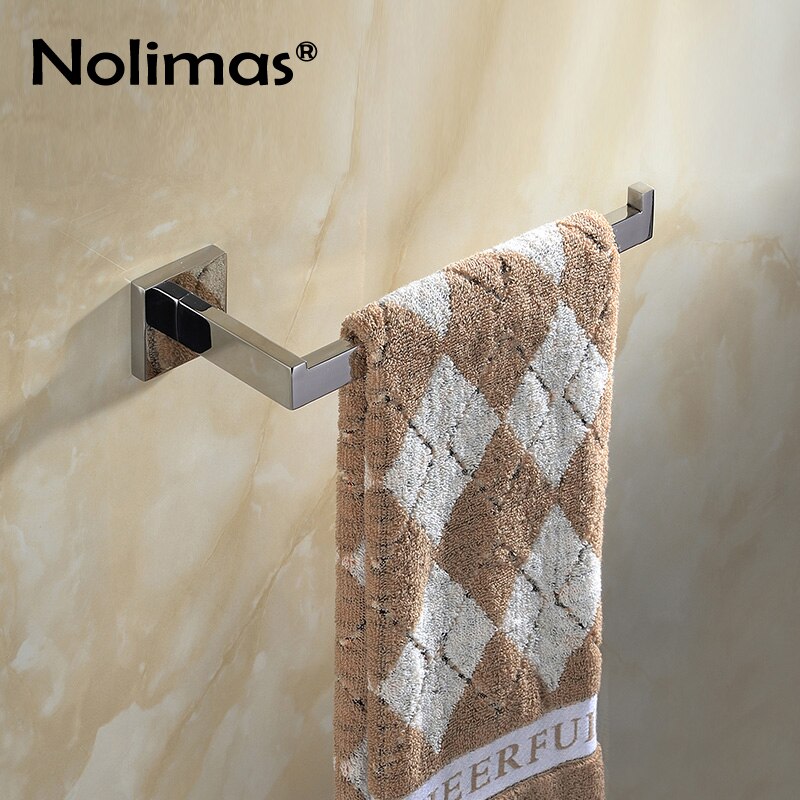 SUS 304 Stainless Steel Bathroom Accessories Set Robe Hook Towel Bar And Mirror Polished Toilet Paper Holder Clothes