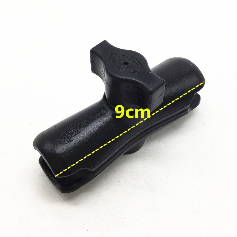 Soporte de horquilla de alta resistencia con bola de 1 pulgadas y doble brazo de toma para bicicleta, Kit de soporte de montaje para motocicleta compatible con soporte de ram para teléfono móvil: 1pcs 9cm