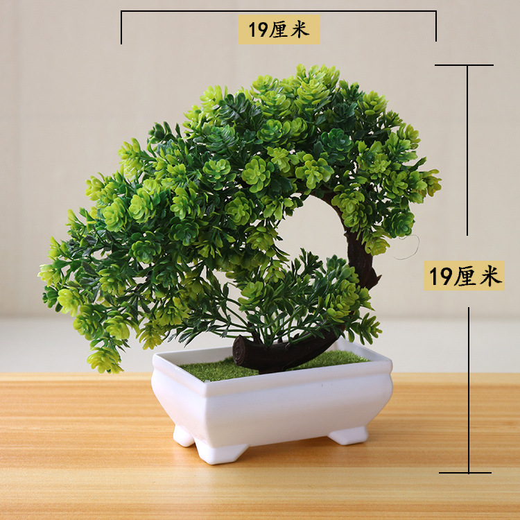 1pc Künstliche Pflanzen Bonsai Kleine Baum Simulation Pflanzen Gefälschte Blumen Tisch Topf Ornamente Hause Dekoration Hotel Garten Decor