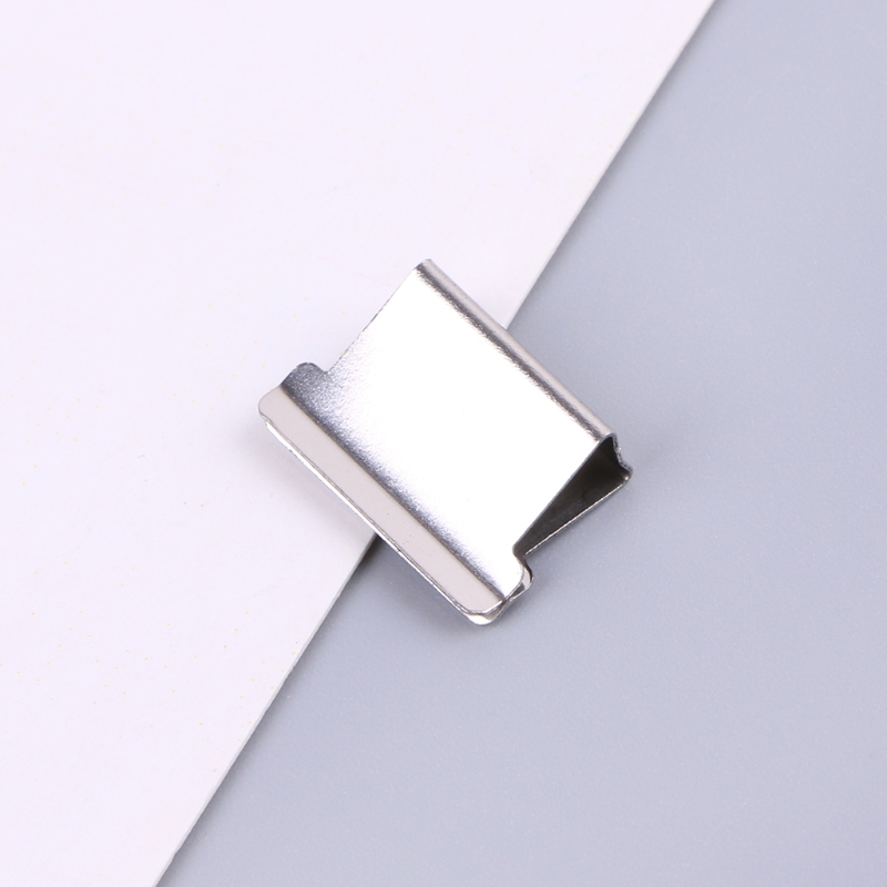50pcs Metal Paper Clipper Refill Document Clip Photo Tickets Notes Letter Folder